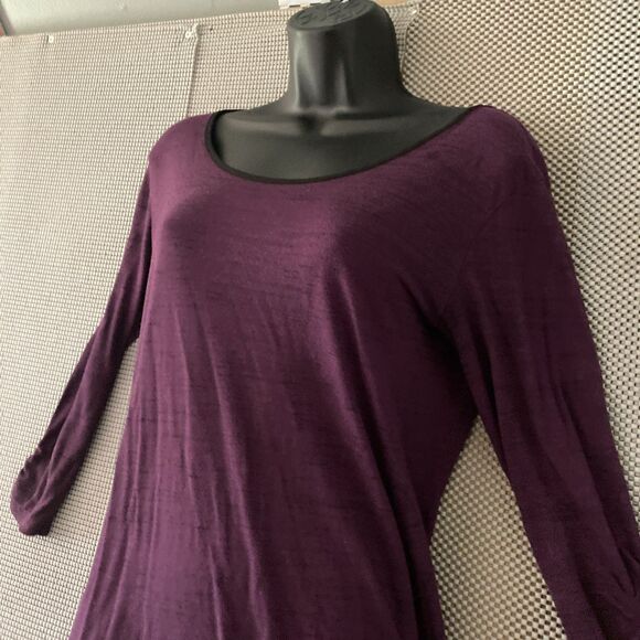 Maurice’s Womens Tunic Top Size Medium‎ Maroon/Black - Picture 3 of 7
